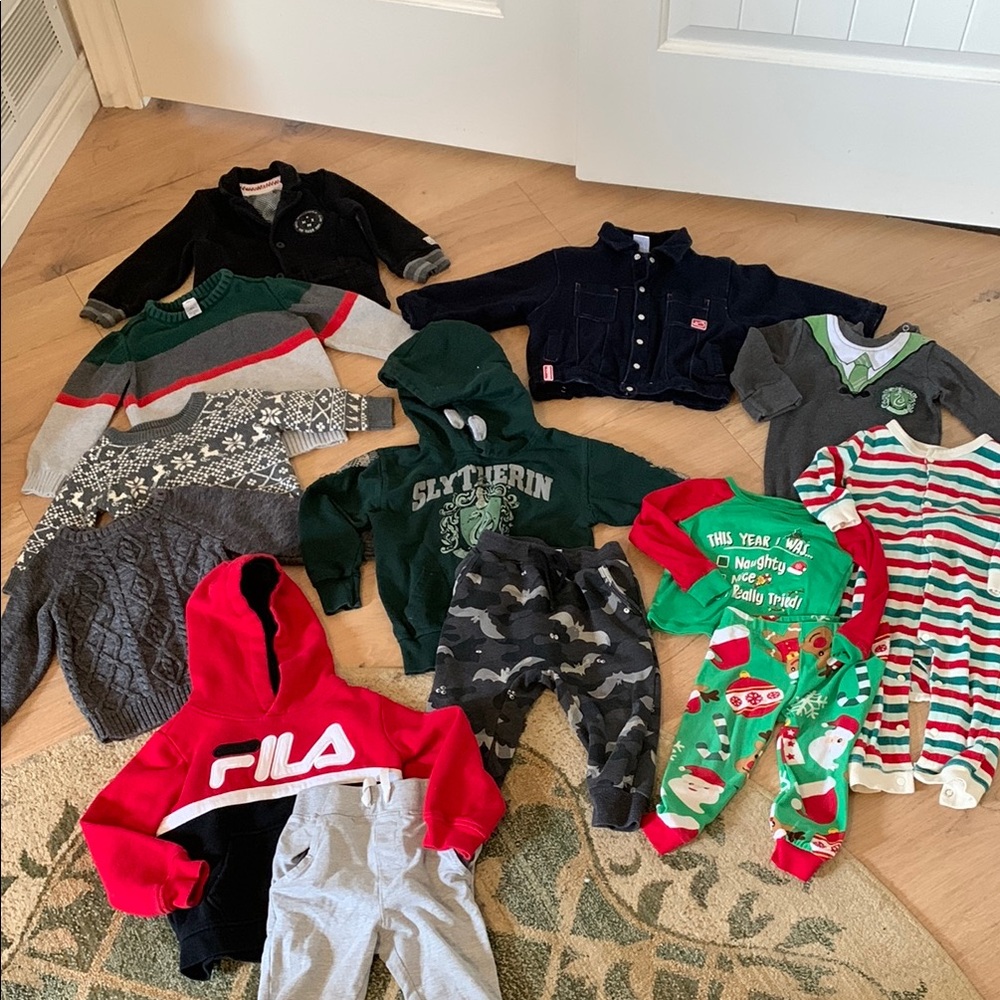 Boy Cooler Weather Bundle - 10 pieces - 12-24 months